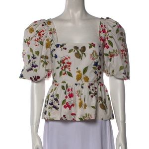 Cara Cara Alexis Puff sleeve floral top